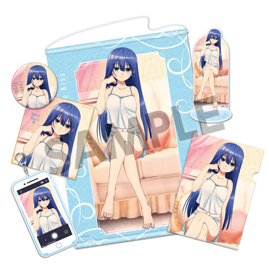 Engage Kiss 描き下ろしグッズセット 夕桐アヤノ ナイトウェア ver.（セット限定アクリルキーホルダー付）　(C)BCE／Project Engage