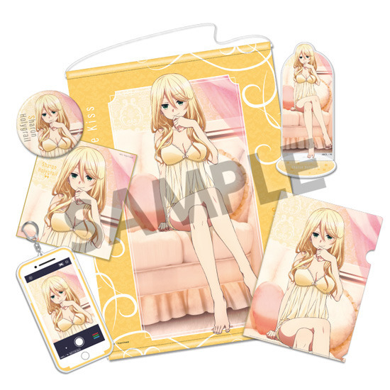 Engage Kiss 描き下ろしグッズセット シャロン・ホーリーグレイル ナイトウェア ver.（セット限定アクリルキーホルダー付）　(C)BCE／Project Engage