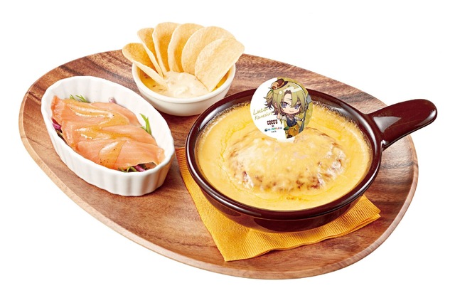 ボスのゴールデン POG！ハンバーグドリア～サーモンカルパッチョも添えて～（C）ANYCOLOR, Inc