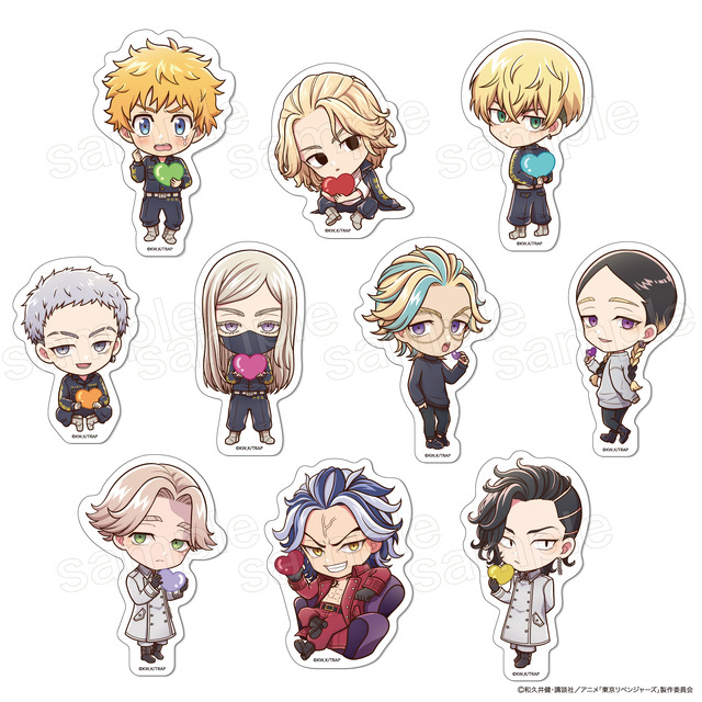 『東京リベンジャーズ』スペシャルサテライト店【ヴィレッジヴァンガード限定販売商品】ステッカーコレクション（全10種）（C）和久井健・講談社／アニメ「東京リベンジャーズ」製作委員会