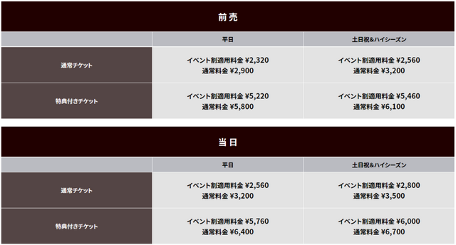 「東京卍會渋谷大抗争からの脱出」チケット価格（C）SCRAP（C）和久井健・講談社／アニメ「東京リベンジャーズ」製作委員会