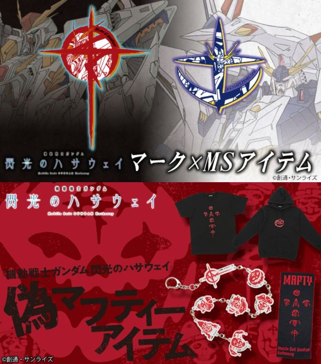 『機動戦士ガンダム 閃光のハサウェイ』「マーク×MSアイテム」「偽マフティーアイテム」（C）創通・サンライズ