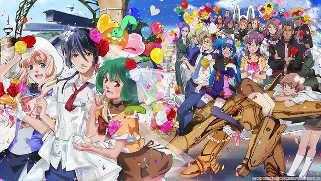 「マクロス F Blu-ray Box（特装限定版）」キャラクターデザイン＜江端里沙＞描き下ろし収納ケースイラスト（C）2007 BIGWEST/MACROSS F PROJECT・MBS