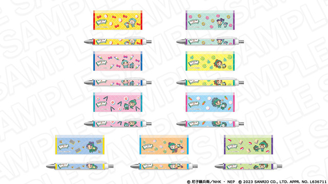 「忍たま乱太郎」×サンリオキャラクターズ POP UP STORE inロフト「ボールペン」（C）尼子騒兵衛／NHK ・ NEP（C）2023 SANRIO CO., LTD. APPR. NO. L636711