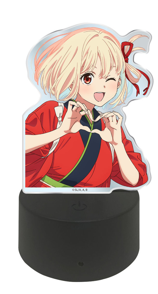 ・光るアクリルスタンド（全 4 種）（C）Spider Lily／アニプレックス・ABCアニメーション・BS11（C）Lawson, Inc