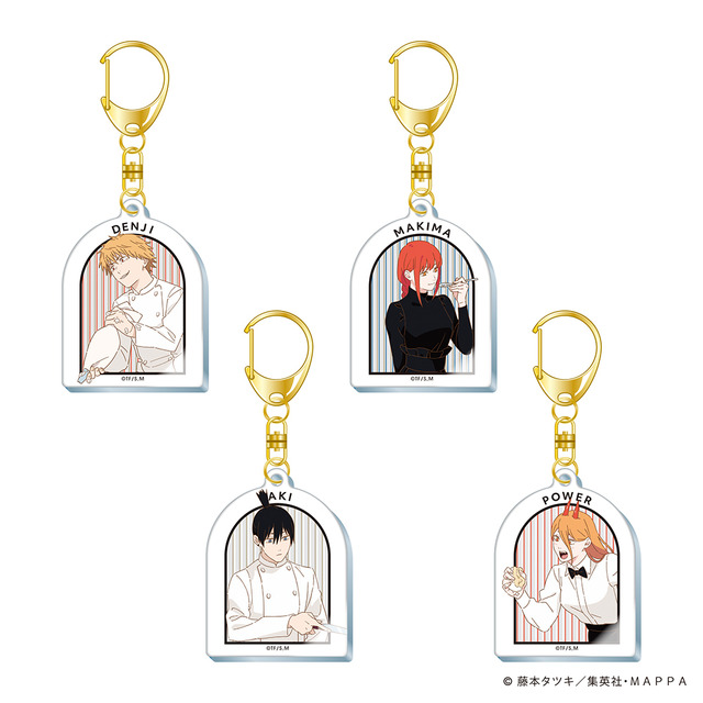 チェンソーマンカフェオリジナルグッズ「アクリルキーホルダー」（C）藤本タツキ/集英社・MAPPA