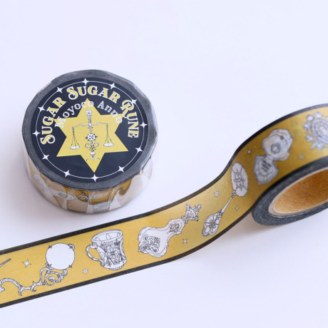 「安野モヨコ展『ANNORMAL』」マスキングテープ シュガシュガルーン魔法用品柄 660円