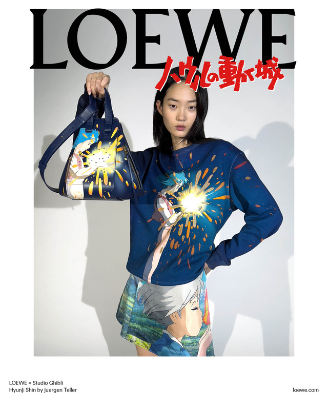 ロエベ♡LOEWE×ハウルの動く城☆ヒン♡ロングスリーブTシャツ♡ジブリ