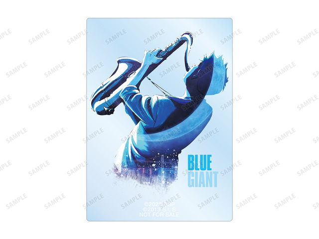 BOX購入特典として「アクリルカード AMNIBUS限定特典」（C）2023 映画「BLUE GIANT」製作委員会（C）2013 石塚真一/小学館