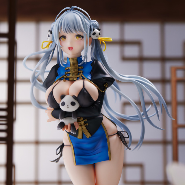 「煎茶イラスト『ぱんだちゃん（チャイナドレス）』」22,000円（税込）（C）煎茶