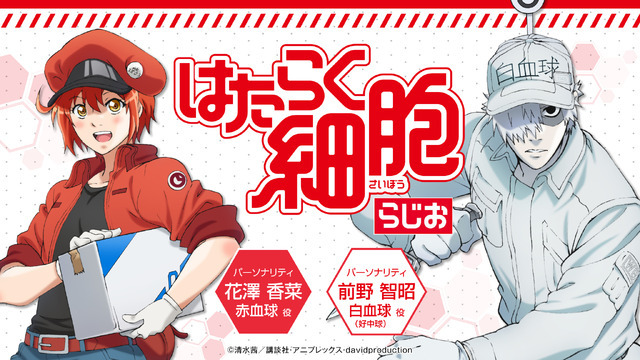 『はたらく細胞らじお』Sponsored by：アニプレックス©清水茜／講談社・アニプレックス・davidproduction