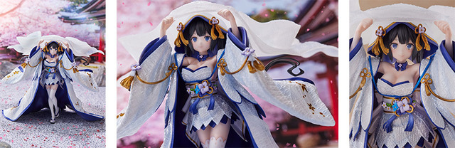 「ヘスティア -白無垢- 1/7スケールフィギュア」43,120円（税込）（C）大森藤ノ・SBクリエイティブ/ダンまち4製作委員会