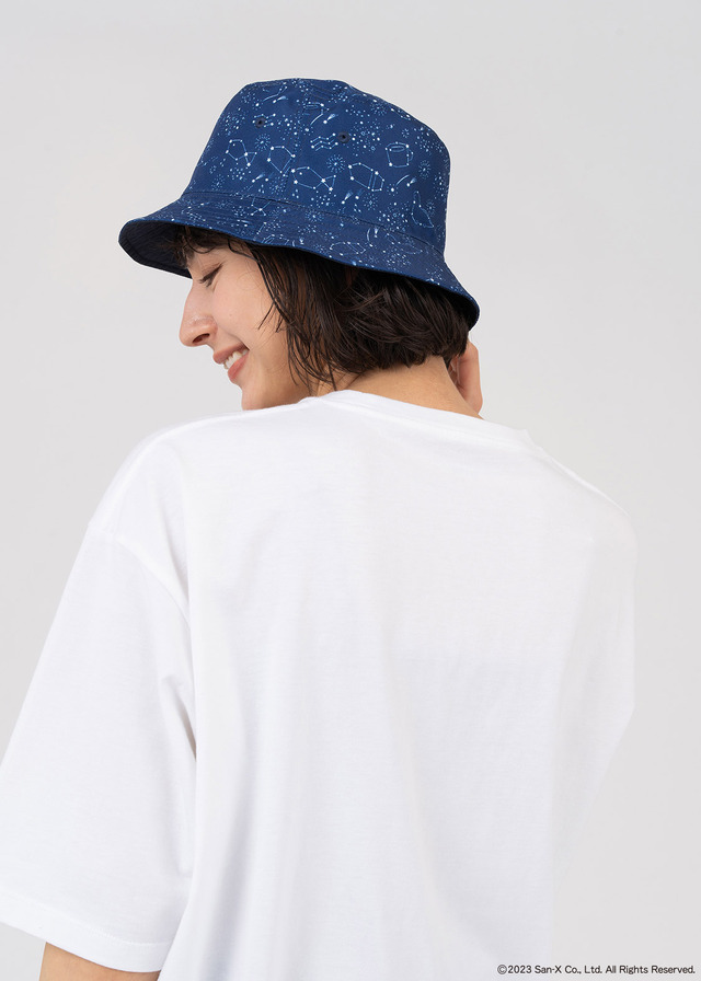 『すみっコぐらし』×「グラニフ」コラボレーション第3弾リバーシブルバケットハット「星空さんぽ」(C)2023 San-X Co., Ltd. All Rights Reserved.