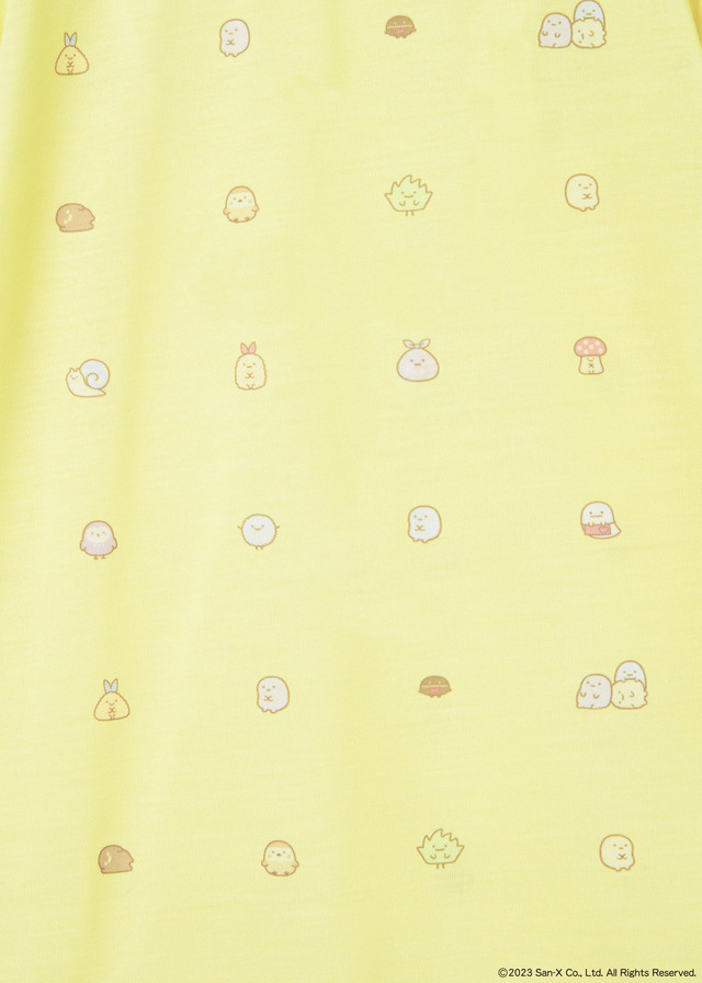 『すみっコぐらし』×「グラニフ」コラボレーション第3弾キッズTシャツ「みにっコ パターン 2」(C)2023 San-X Co., Ltd. All Rights Reserved.