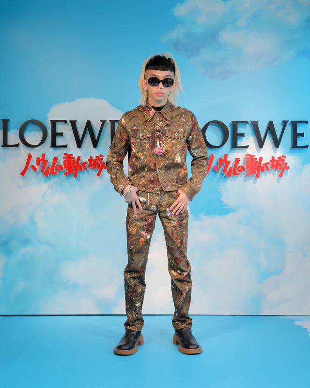 ロエベ×『ハウルの動く城』ポップアップ in 表参道 プレビューイベント　King Gnu 勢喜遊（Drums・Sampler）