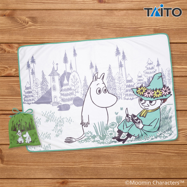 「ムーミン」巾着付きブランケット(全2種)（C）Moomin Characters TM（C）GENDA GiGO Entertainment Inc, All rights reserved.