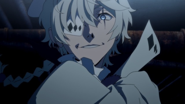 『文豪ストレイドッグス』第43話「悲劇なる日曜日」先行場面カット（C）朝霧カフカ・春河35/ＫＡＤＯＫＡＷＡ/文豪ストレイドッグス製作委員会