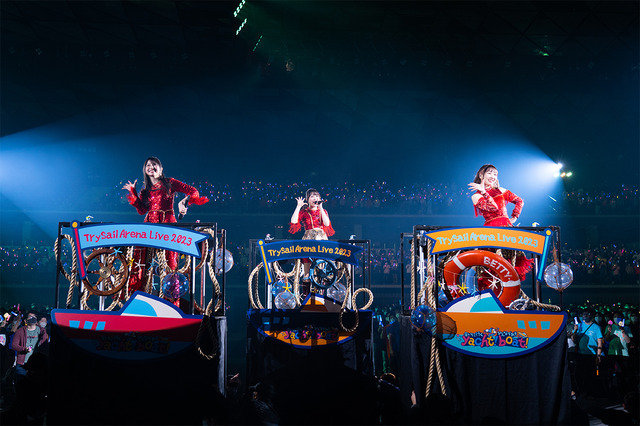 「LAWSON presents TrySail Arena Live 2023 ～会いに行くyacht！ みんなであそboat！～」会場の様子