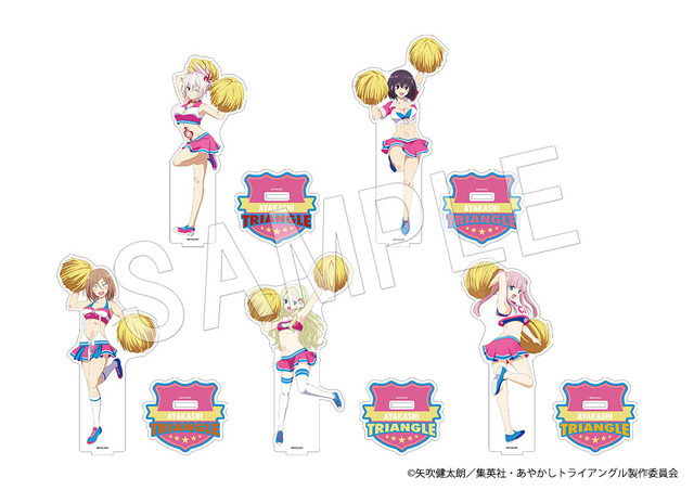 「あやかしトライアングル　アクリルフィギュアスタンド（全5種）」1,650円（税込）（C）矢吹健太朗／集英社・あやかしトライアングル製作委員会