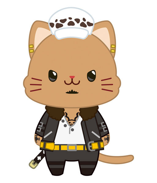 「ONE PIECE withCAT アイマスク付きぬいぐるみキーホルダー ロー」2,420円（税込）（C）尾田栄一郎／2022「ワンピース」製作委員会