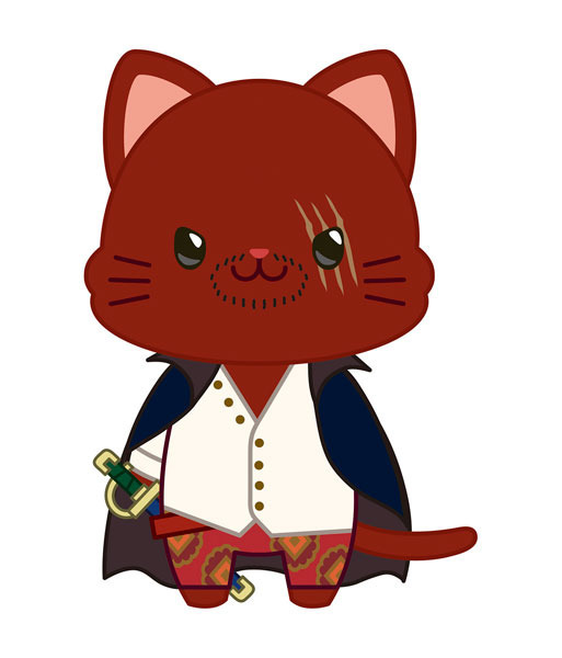「ONE PIECE withCAT アイマスク付きぬいぐるみキーホルダー シャンクス」2,420円（税込）（C）尾田栄一郎／2022「ワンピース」製作委員会