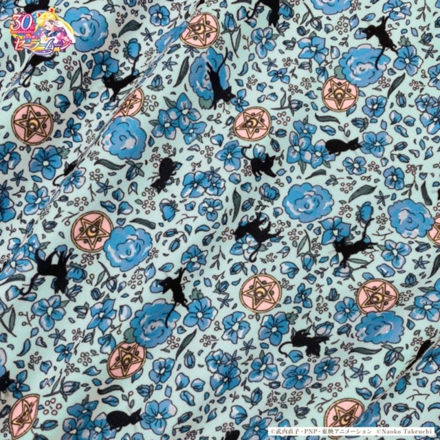 美少女戦士セーラームーン×dazzlin（ダズリン）『クラシカルリボンパターンワンピース』（C）武内直子・PNP・東映アニメーション（C）Naoko Takeuchi