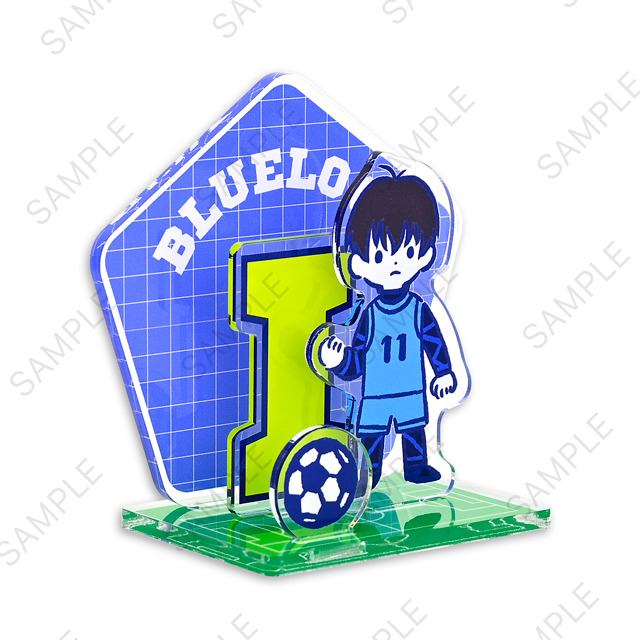 『ブルーロック』× ビィズニィズ「アクリルジオラマ（潔 世一）」（C）金城宗幸・ノ村優介・講談社／「ブルーロック」製作委員会