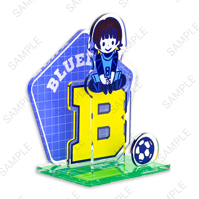 『ブルーロック』× ビィズニィズ「アクリルジオラマ（蜂楽 廻）」（C）金城宗幸・ノ村優介・講談社／「ブルーロック」製作委員会