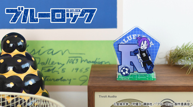 『ブルーロック』× ビィズニィズ「アクリルジオラマ（御影 玲王）」（C）金城宗幸・ノ村優介・講談社／「ブルーロック」製作委員会