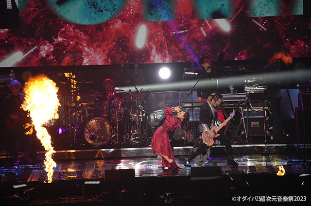 「オダイバ超次元音楽祭-ヨコハマからハッピーバレンタインフェス 2023-」の様子（C）オダイバ 超次元音楽祭 2023