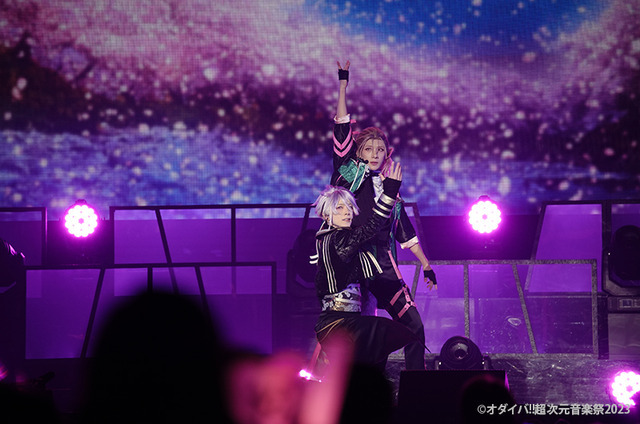 「オダイバ超次元音楽祭-ヨコハマからハッピーバレンタインフェス 2023-」の様子（C）オダイバ 超次元音楽祭 2023