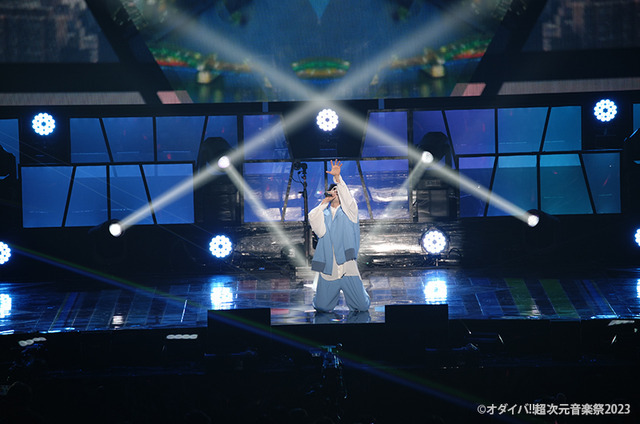 「オダイバ超次元音楽祭-ヨコハマからハッピーバレンタインフェス 2023-」の様子（C）オダイバ 超次元音楽祭 2023