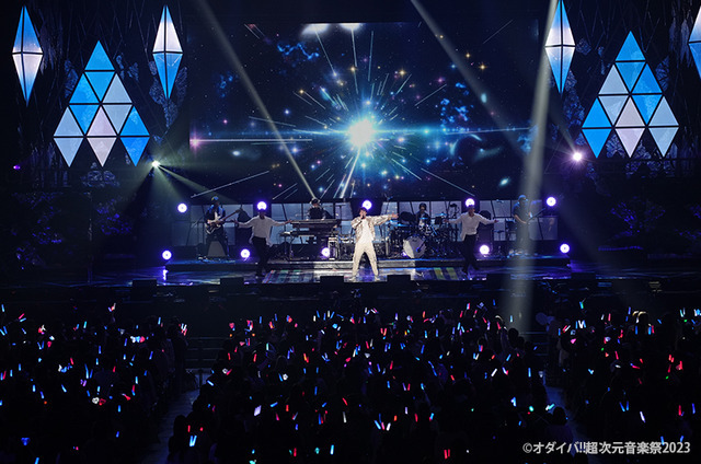 「オダイバ超次元音楽祭-ヨコハマからハッピーバレンタインフェス 2023-」の様子（C）オダイバ 超次元音楽祭 2023