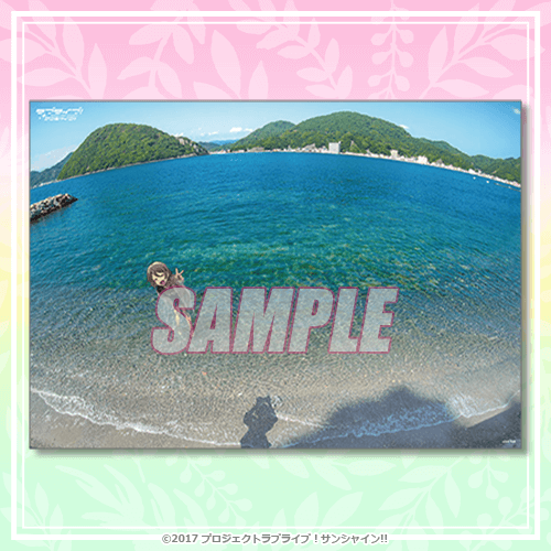 「『ラブライブ！サンシャイン!!』オンラインくじVer.LoveLive!Days～Aqours～」A賞：A3クリアポスター（全9種）