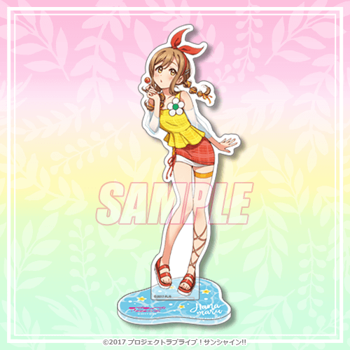 「『ラブライブ！サンシャイン!!』オンラインくじVer.LoveLive!Days～Aqours～」Ｂ賞：アクリルフィギュア（全9種）