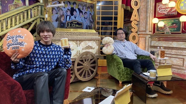 『声優と夜あそび 月【安元洋貴×岡本信彦】#36』（C）AbemaTV,Inc.