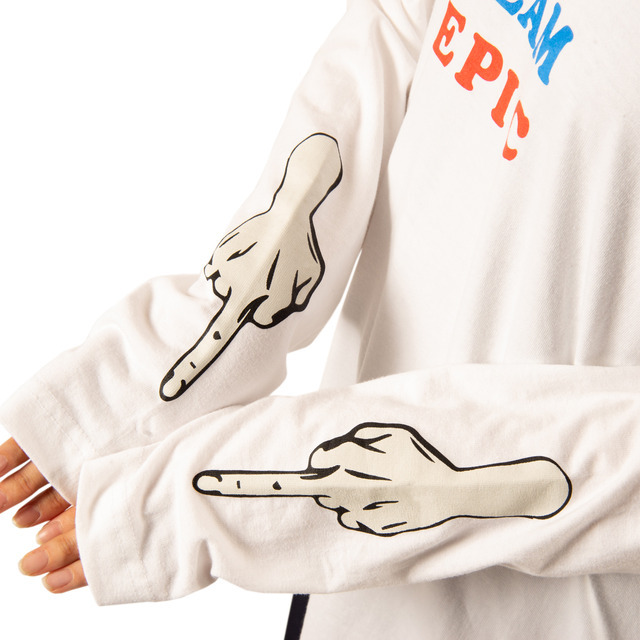 「『ポプテピピック』ロングTシャツ」4,950円（税込）（C）大川ぶくぶ/竹書房・キングレコード