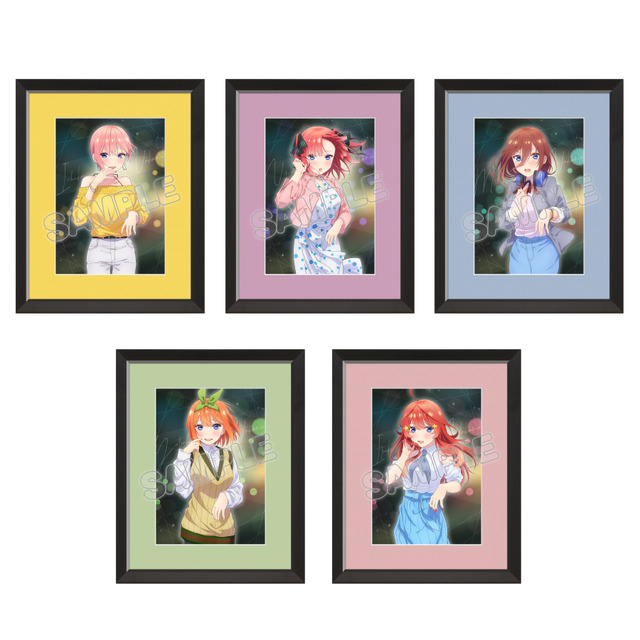 映画 五等分の花嫁／描き下ろしA5キャラファイングラフ（私服）（C） 春場ねぎ・講談社／映画「五等分の花嫁」製作委員会