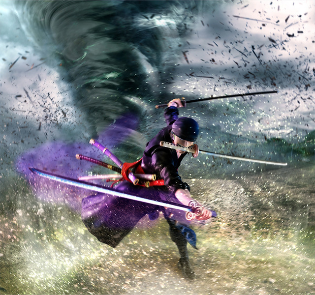 「S.H.Figuarts ロロノア・ゾロ -鬼ヶ島討入-」（C）尾田栄一郎／集英社・フジテレビ・東映アニメーション