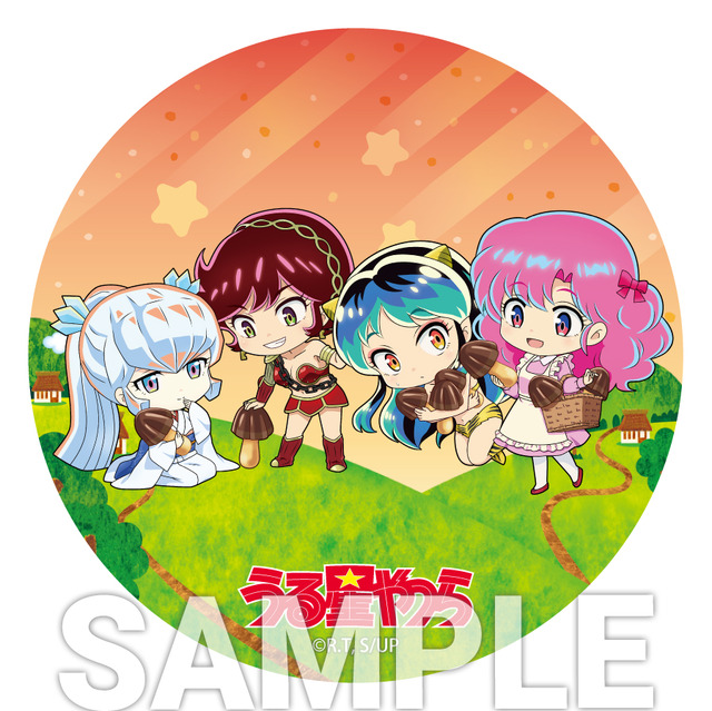 明治 厳選素材のたけのこの里 / 厳選素材のきのこの山 うる星やつらコラボ／マグネットシート（マグネットシートは各商品２種、計 4 種）（C）高橋留美子・小学館／アニメ「うる星やつら」製作委員会