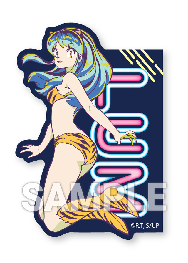 ダイカットステッカー3 枚セット（全 2 種）（C）高橋留美子・小学館／アニメ「うる星やつら」製作委員会