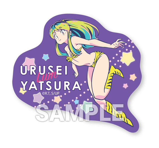ダイカットステッカー3 枚セット（全 2 種）（C）高橋留美子・小学館／アニメ「うる星やつら」製作委員会