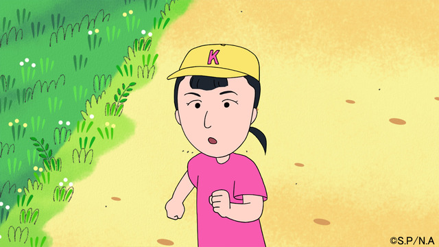 TVアニメ『ちびまる子ちゃん』3月19日放送 1378話「まる子、気合いを入れる」場面カット（C）さくらプロダクション/日本アニメーション