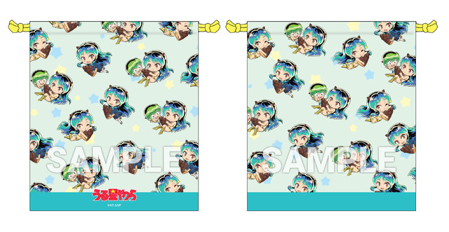 巾着 2 枚セット　販売価格：1,980 円（税込）（C）高橋留美子・小学館／アニメ「うる星やつら」製作委員会