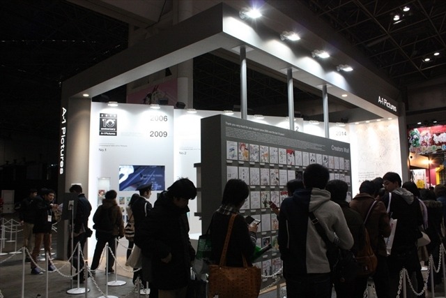 A-1 Picturesの過去10年、制作作品を一挙展示！AnimeJapanブースレポ