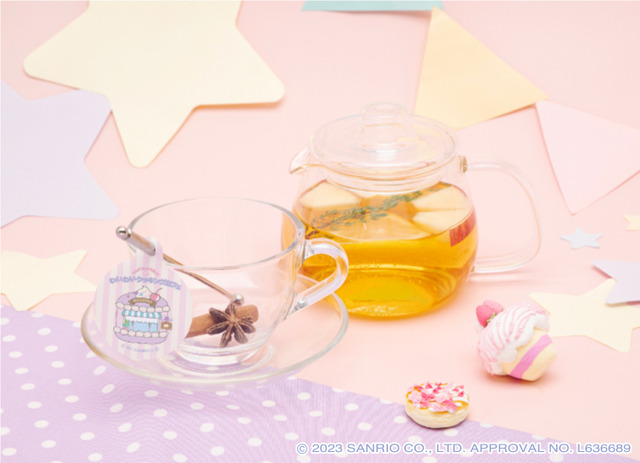 はぴだんぶい わいわいクッキングカフェ「ぽかぽかホットアップルドリンク」（C）2023 SANRIO CO., LTD. APPROVAL NO. L636689