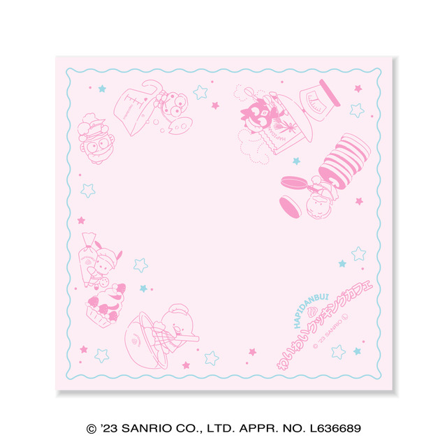 はぴだんぶい わいわいクッキングカフェ「ペーパーナプキン」（C）2023 SANRIO CO., LTD. APPROVAL NO. L636689