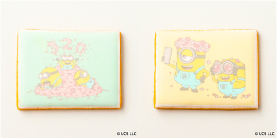 「MINIONS HAPPY SWEETS SHOP」オリジナルアイシングクッキー（C）Universal City Studios LLC. All Rights Reserved.