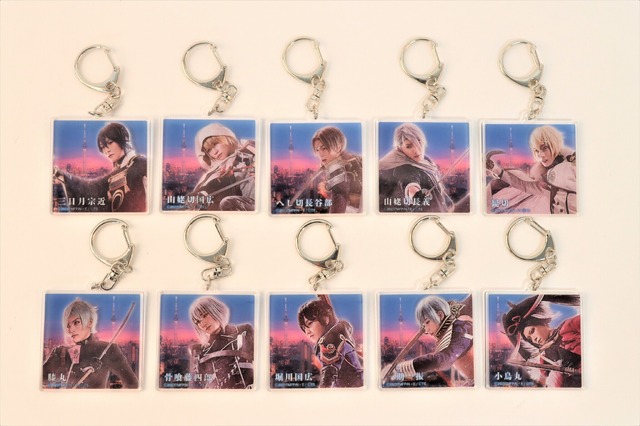 「『映画刀剣乱舞-黎明-』in TOKYO SKYTREE」トレーディングアクリルキーホルダー（C）2023「映画刀剣乱舞」製作委員会/NITRO PLUS・EXNOA LLC（C）TOKYO-SKYTREE