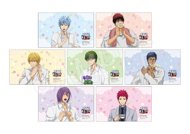 『黒子のバスケ』モーニングルーティン購入特典ステッカー（C）藤巻忠俊／集英社・黒子のバスケ製作委員会（C）黒子のバスケ」アニメ10周年プロジェクト